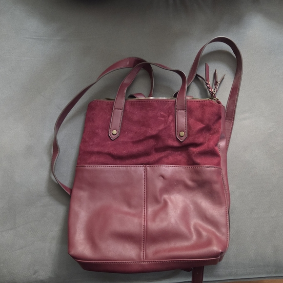 Sonoma Handbags - Elegant Burgundy Tote Bag
